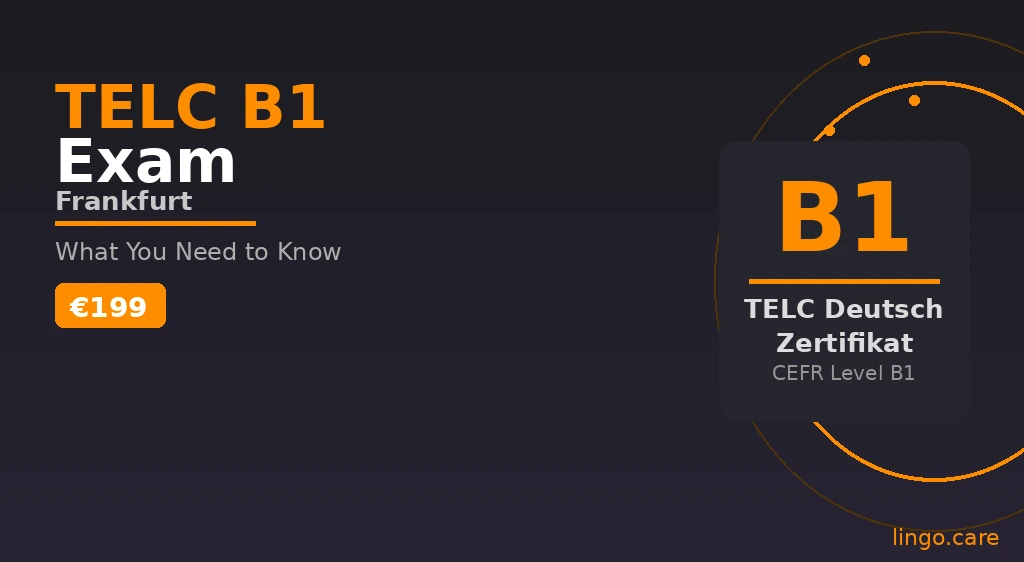 TELC B1 exam preparation class for healthcare workers in Frankfurt